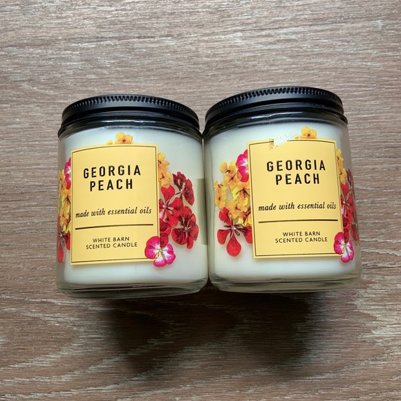 Bath and body works Georgia peach candle bundle - Picture 3 of 8